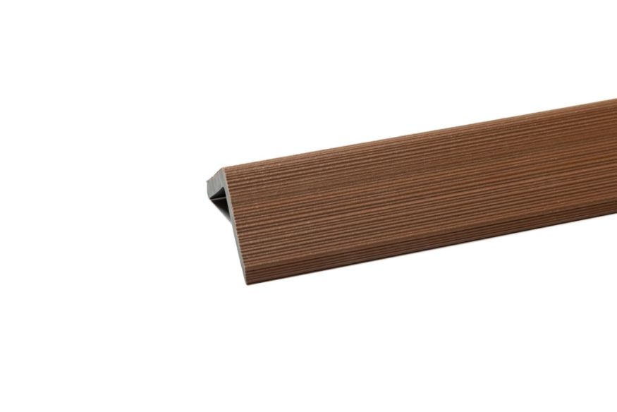 Уголок торцевой Ecodecking Скай коэкструзия Тик купить в Славянске-на-Кубани