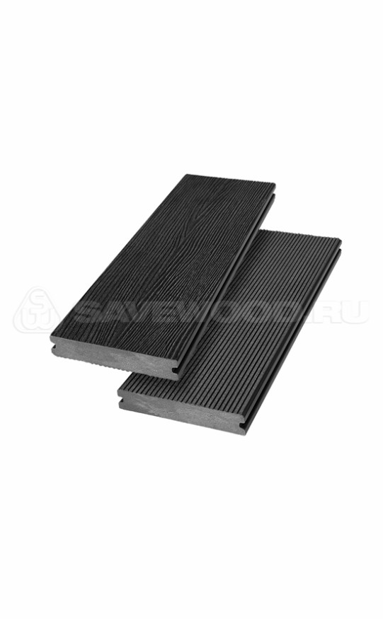 Террасная доска ДПК SaveWood, SW Abies (R), Черный купить в Славянске-на-Кубани