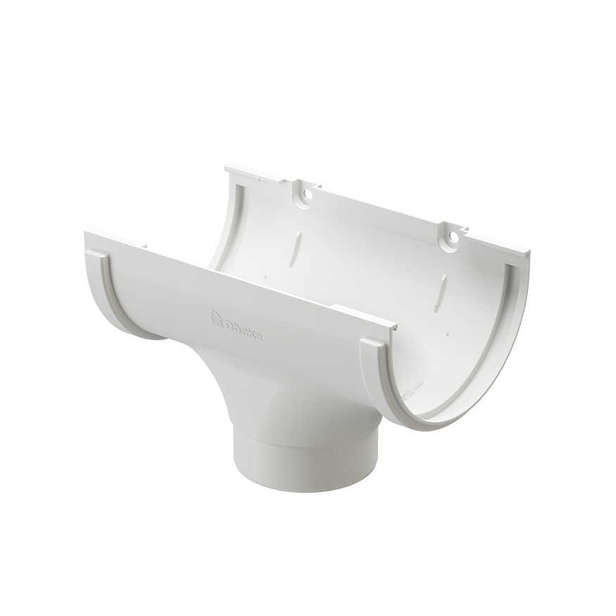 Воронка водосточная Docke Standard, белая купить в Славянске-на-Кубани
