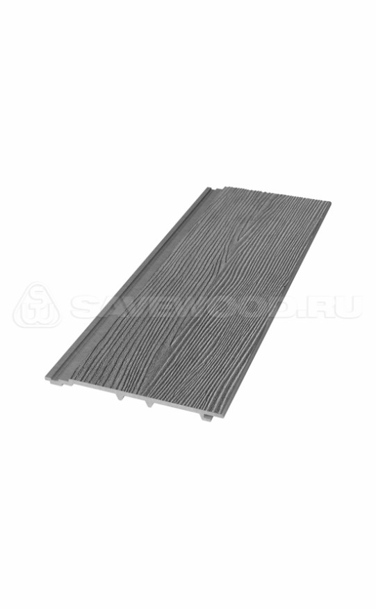 Сайдинг из ДПК SaveWood, SW Cedrus (R), Пепельный купить в Славянске-на-Кубани
