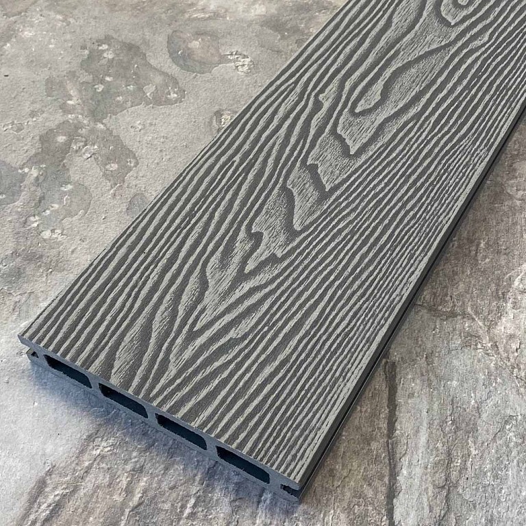 Террасная доска ДПК EasyDecking, Wood-X, Серый купить в Славянске-на-Кубани