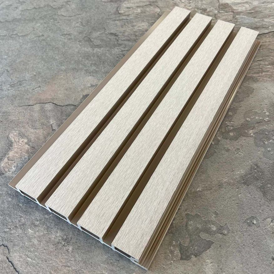 Фасадная реечная панель EasyDecking, Wood-X, Бежевый купить в Славянске-на-Кубани