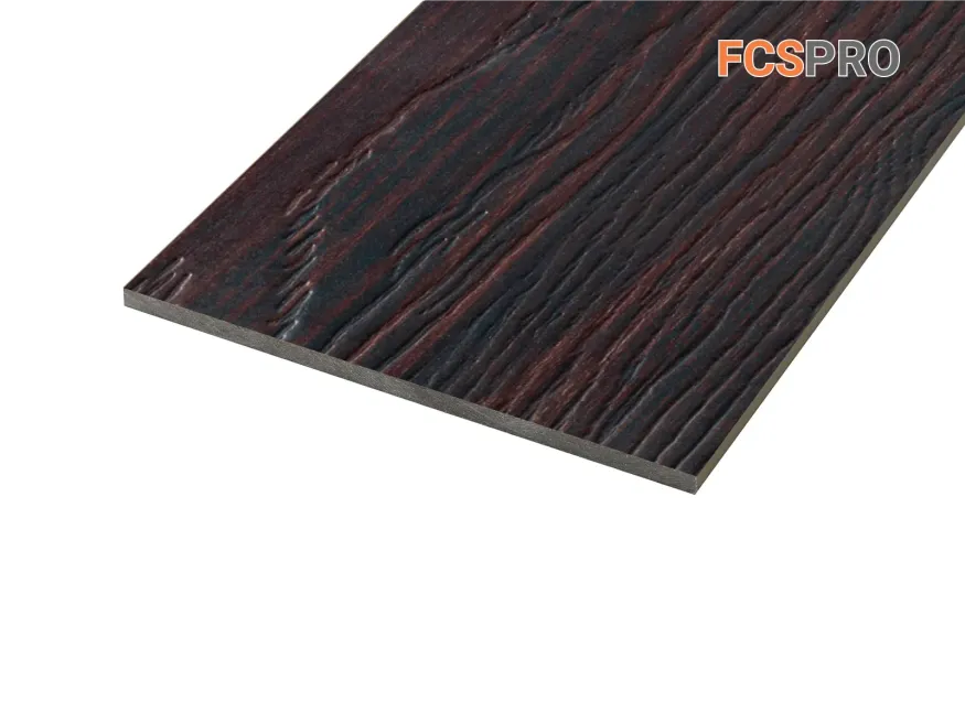 Фиброцементная панель FCSPRO Decor Wood Обожженное дерево купить в Славянске-на-Кубани