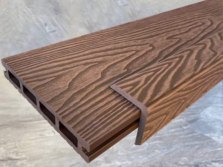 Террасная доска ДПК EasyDecking, Wood-X, Коричневый купить в Славянске-на-Кубани