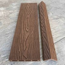 Террасная доска ДПК EasyDecking, Wood-X, Коричневый