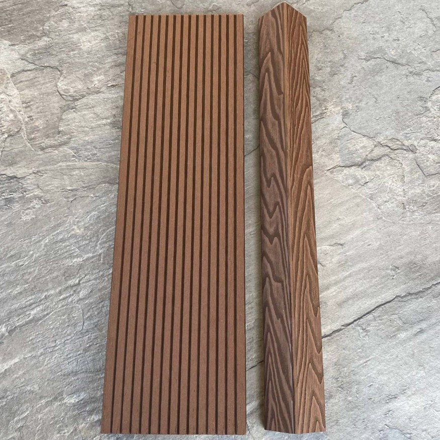 Террасная доска ДПК EasyDecking, Wood-X, Коричневый купить в Славянске-на-Кубани