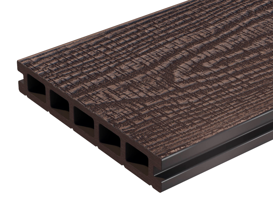 Террасная доска WOODVEX Expert Antique цвет Венге купить в Славянске-на-Кубани