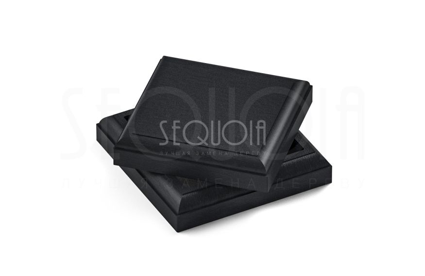Комплект крышка и юбка для столба SEQUOIA BLACK купить в Славянске-на-Кубани