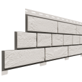 Фасадная панель Доломит, Кирпич Славянка, Белый цвет, прокрашенный. купить в Славянске-на-Кубани