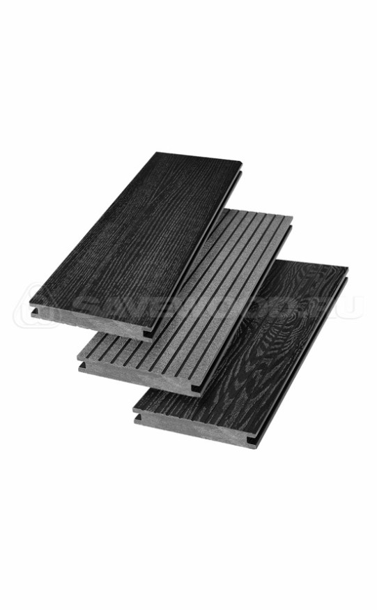 Террасная доска ДПК SaveWood, SW Fraxinus (R), Черный купить в Славянске-на-Кубани