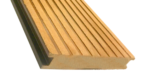 Террасная доска ECODECKING Premium в желтом цвете из ДПК купить в Славянске-на-Кубани