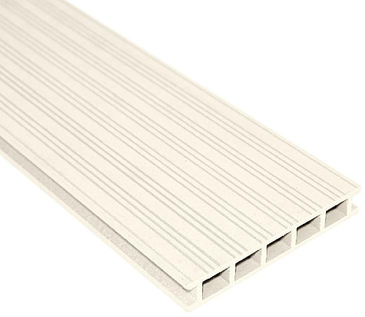 Террасная доска Faynag Premium VELVET-ZEBRA из ДПК в цвете Слоновая кость. купить в Славянске-на-Кубани