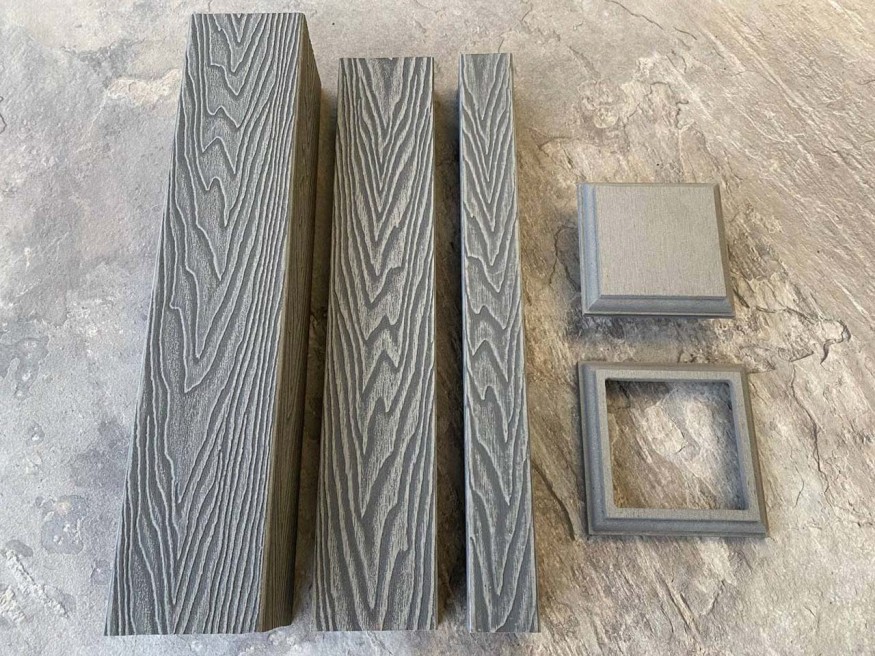Столб для ограждения из ДПК EasyDecking, Wood-X, Серый купить в Славянске-на-Кубани