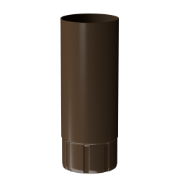 Водосточная труба 1 м, Docke Stal Premium, Цвет Каштан