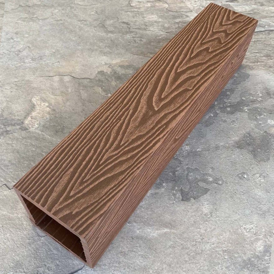Столб для ограждения из ДПК EasyDecking, Wood-X, Коричневый купить в Славянске-на-Кубани