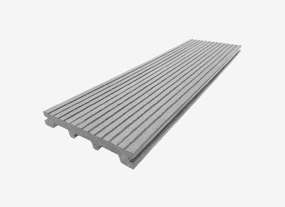 Террасная доска из ДПК RusDecking Unodeck Titanio - Цвет Серый купить в Славянске-на-Кубани