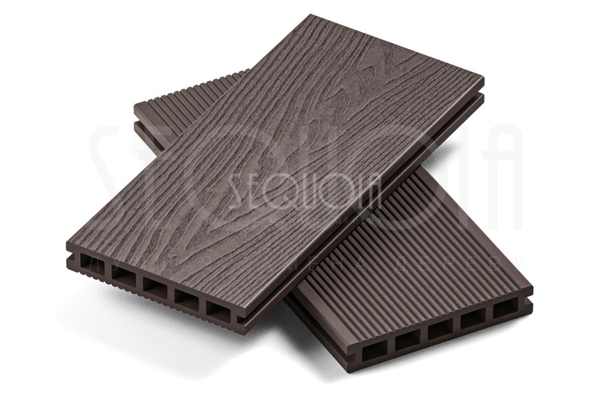 Доска террасная ДПК 3D SEQUOIA Evolution BROWN купить в Славянске-на-Кубани