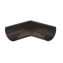 Угол желоба внутренний Aquasystem, PU MATT, RAL 8017 Темно Коричневый 125/90