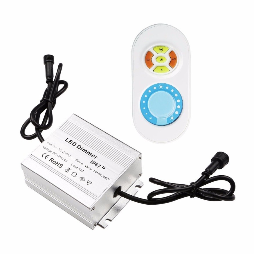 LED Диммер IP67 с дистанционным управлением до 60W Woodvex купить в Славянске-на-Кубани