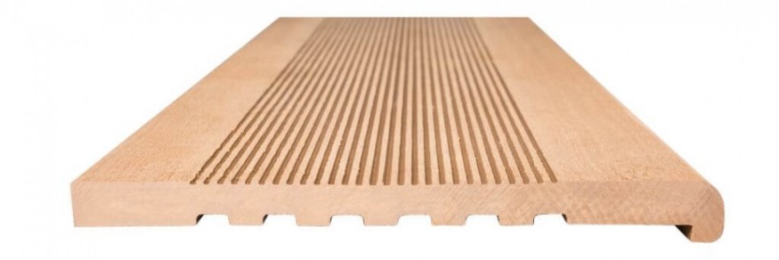 Ступени из ДПК NanoWood - Карамельные полнотелые купить в Славянске-на-Кубани