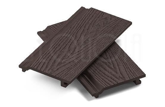 Доска фасадная ДПК 3D SEQUOIA Evolution WOOD BROWN купить в Славянске-на-Кубани