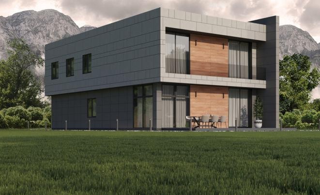 Фиброцементный сайдинг Roofas COLOR Line Светло-серый купить в Славянске-на-Кубани
