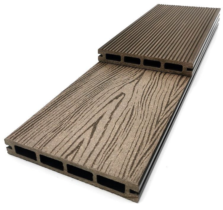 Террасная доска NanoWood «Lite» ECO Шоколад купить в Славянске-на-Кубани