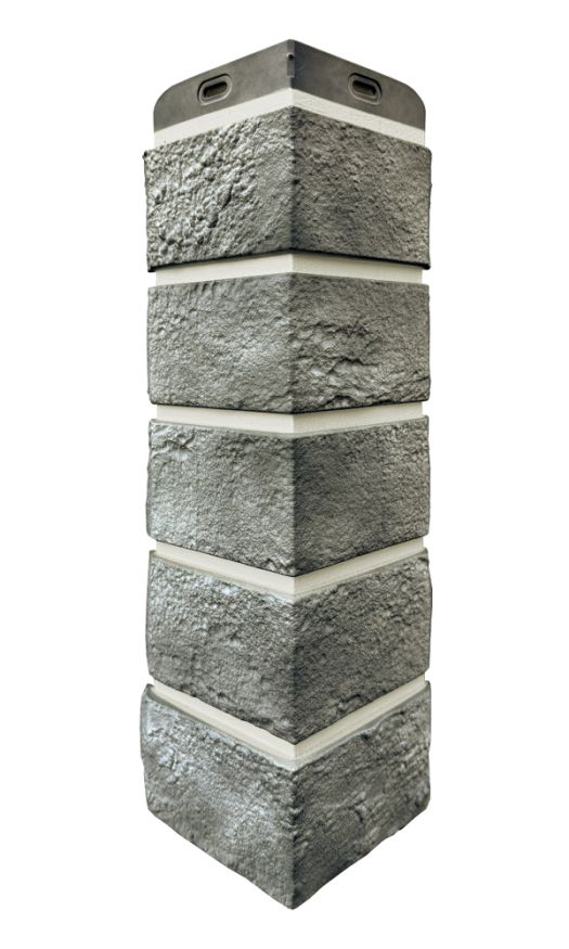 Угол наружный Grand Line, Состаренный кирпич Design Plus, Гранит (Белый шов) купить в Славянске-на-Кубани