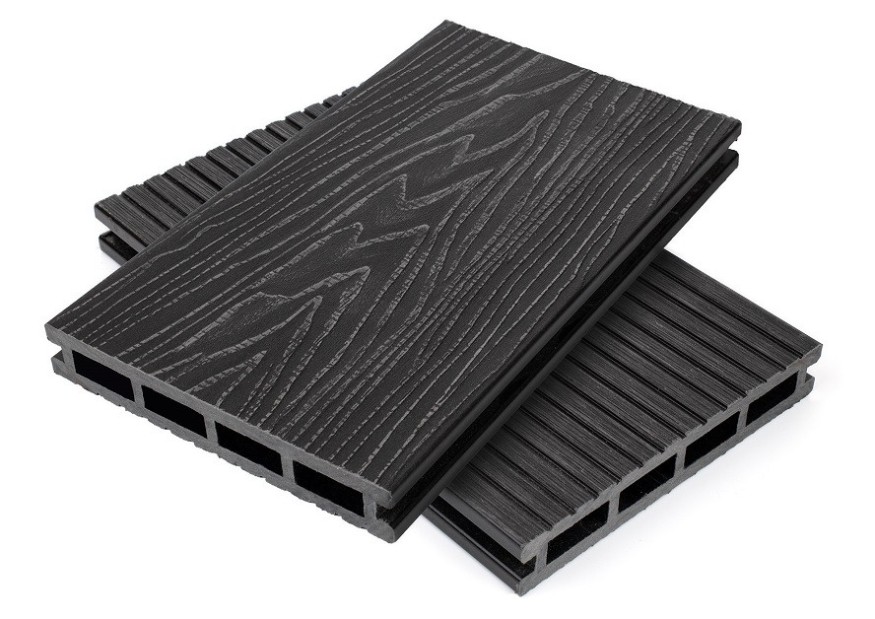Террасная доска пустотелая ДПК NanoWood Nature 3D Графит купить в Славянске-на-Кубани