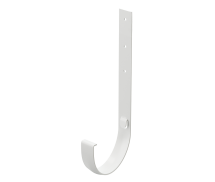 Кронштейн для желоба металлический Docke Standard, белый цвет.