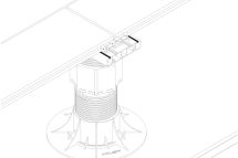 Лага Алюминий Holzhof HILST JOIST стыковочная SLIM MAX