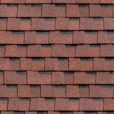 Двухслойная ламинированная черепица Shinglas, Ранчо, Красный цвет купить в Славянске-на-Кубани