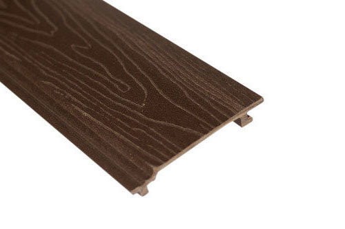 Фасадная панель из ДПК ECODECKING Коричневого цвета купить в Славянске-на-Кубани