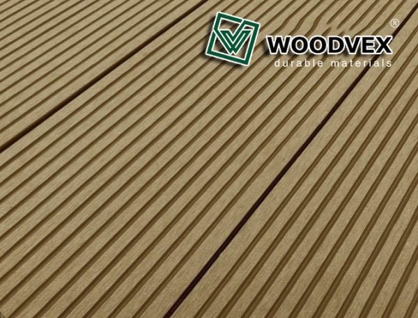 Террасная доска WOODVEX Select из ДПК цвета Кофе купить в Славянске-на-Кубани
