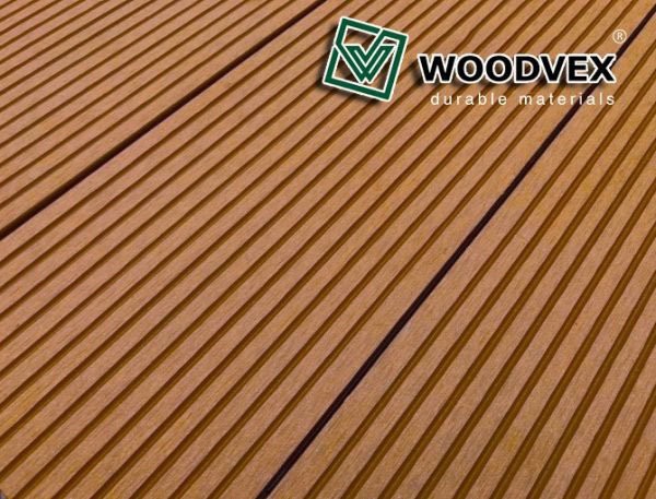 Террасная доска WOODVEX Select из ДПК в цвете Терракота купить в Славянске-на-Кубани