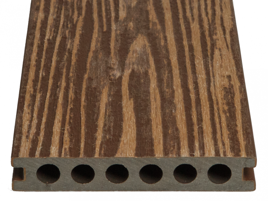 Террасная доска из ДПК CM Decking Zebrano, Коричневый (под заказ) купить в Славянске-на-Кубани