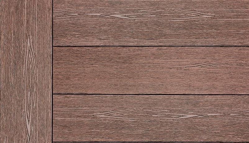 Террасная доска ДПК Outdoor 3D сплошная STORM/OCEAN BROWN коричневая смешанная купить в Славянске-на-Кубани