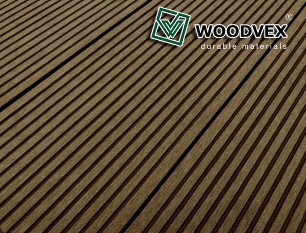 Террасная доска из ДПК WOODVEX Select в цвете Венге купить в Славянске-на-Кубани
