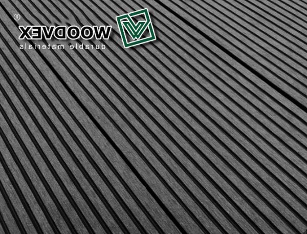 Террасная доска WOODVEX Select из ДПК в цвете Графит купить в Славянске-на-Кубани