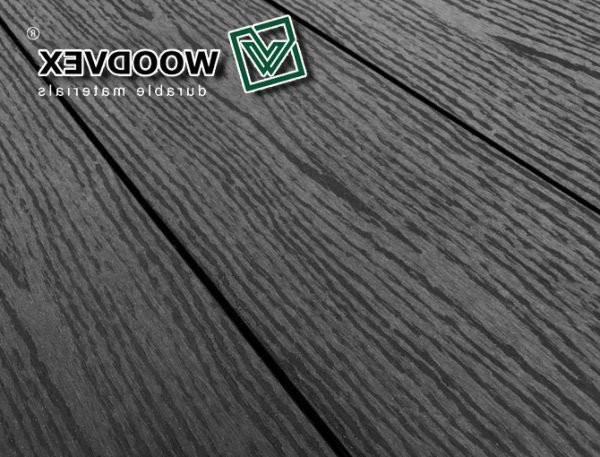 Террасная доска WOODVEX Select из ДПК в цвете Графит купить в Славянске-на-Кубани